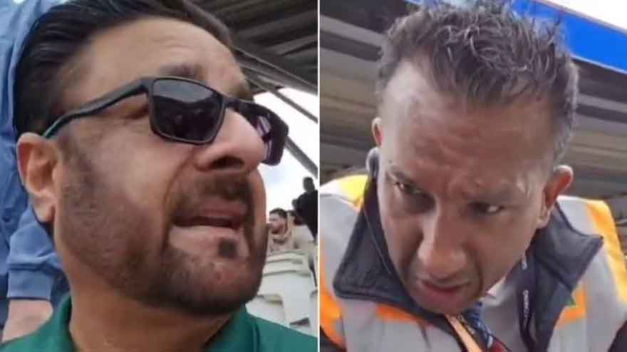 Fan wearing Pakistani shirt expelled during India-England Test