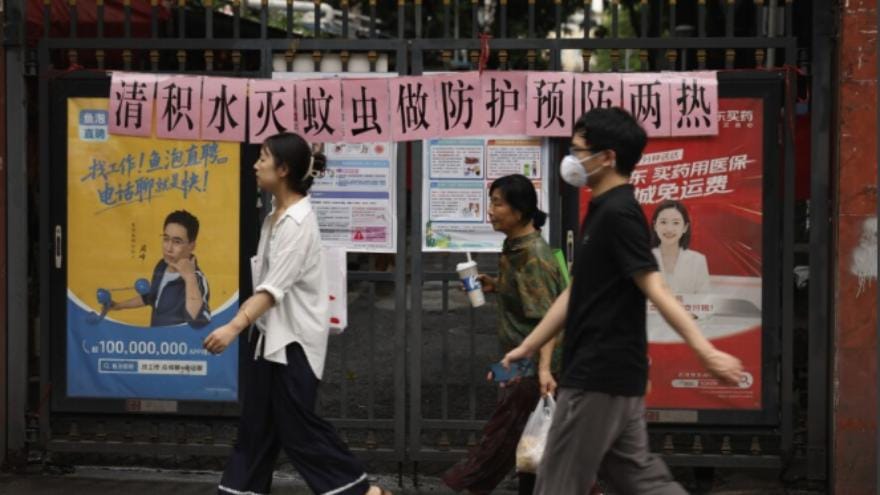 China fights mosquito-borne chikungunya virus with drones, fines and nets as thousands fall ill